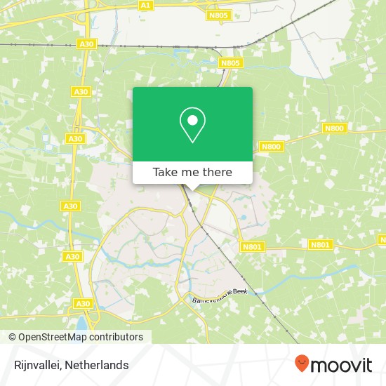 Rijnvallei map