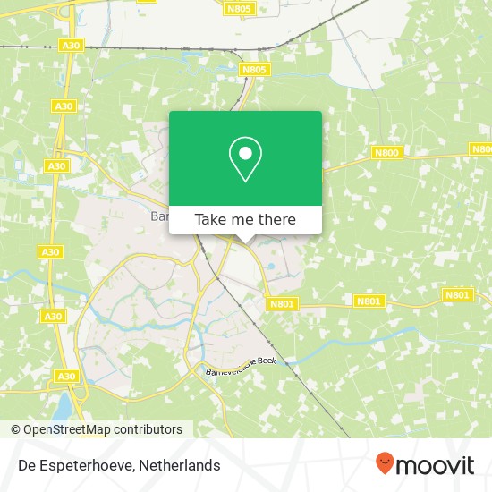 De Espeterhoeve map