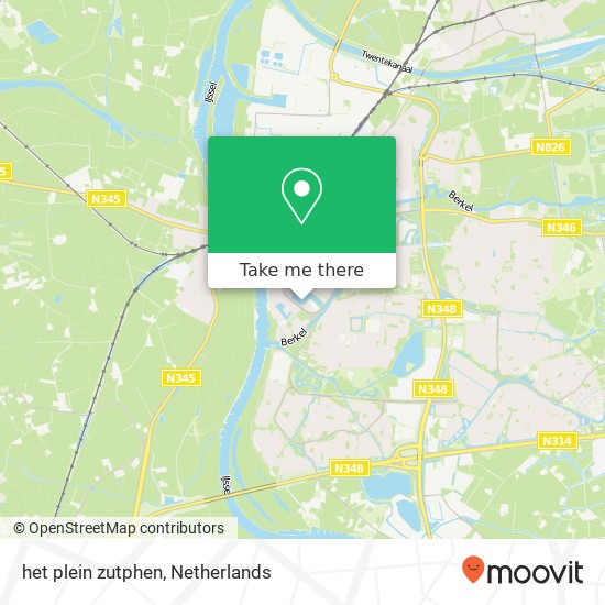 het plein zutphen map