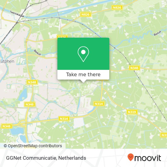 GGNet Communicatie map