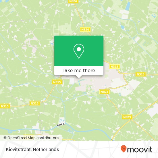Kievitstraat map