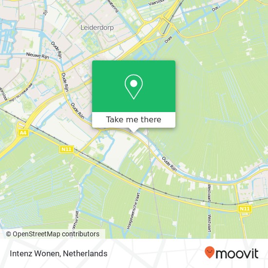 Intenz Wonen map