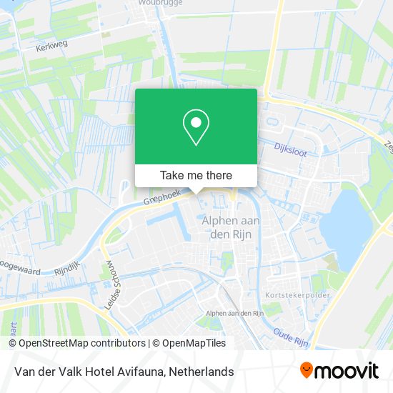 Van der Valk Hotel Avifauna map
