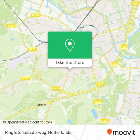 Ringfoto Leusderweg map