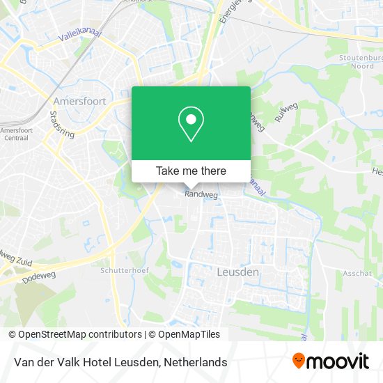 Van der Valk Hotel Leusden map