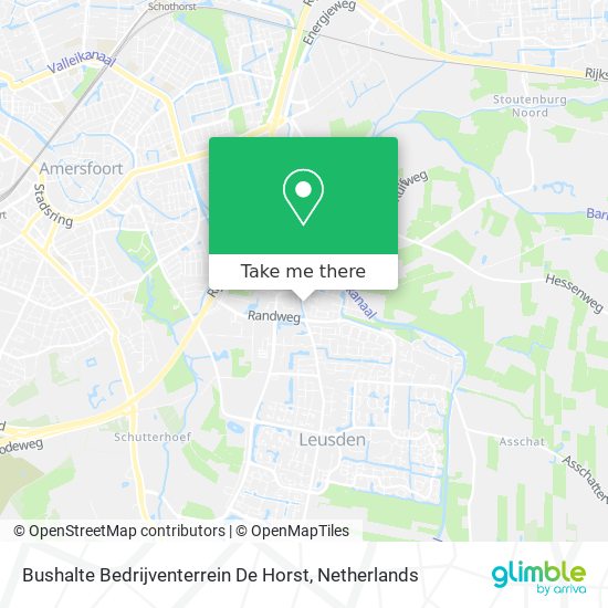 Bushalte Bedrijventerrein De Horst map