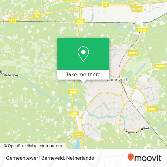 Gemeentewerf Barneveld map