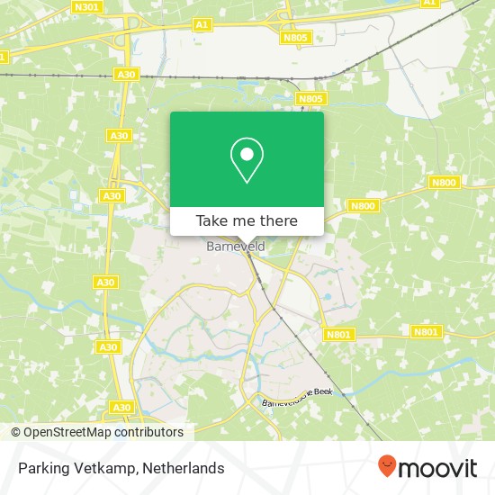 Parking Vetkamp map