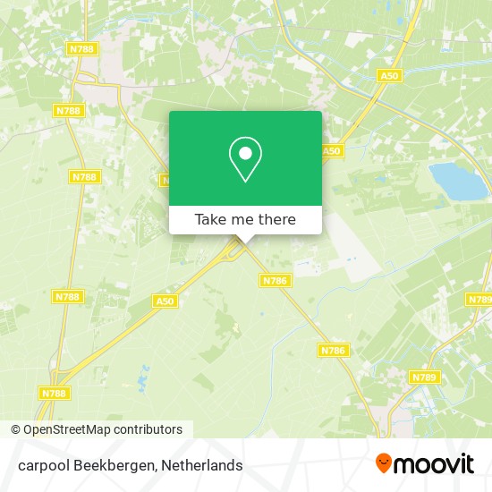 carpool Beekbergen map