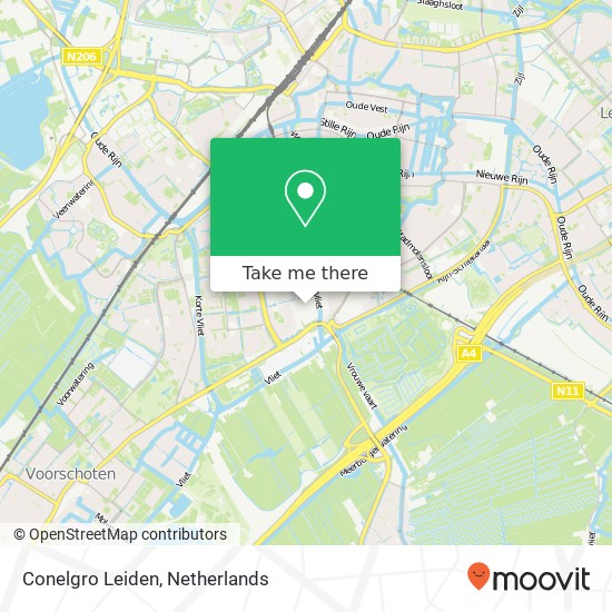 Conelgro Leiden map