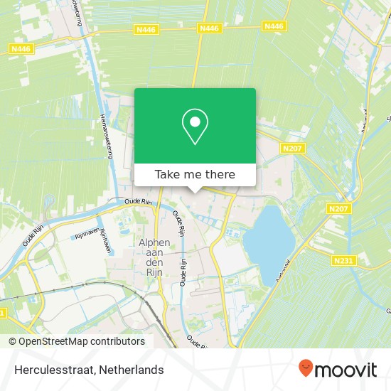 Herculesstraat map