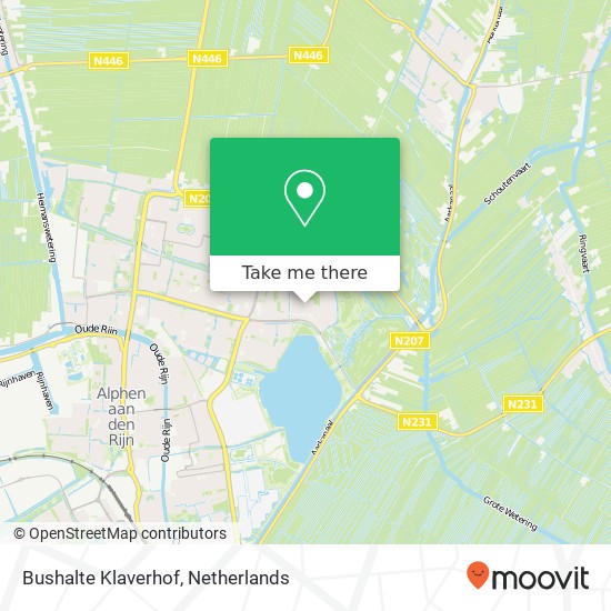 Bushalte Klaverhof map