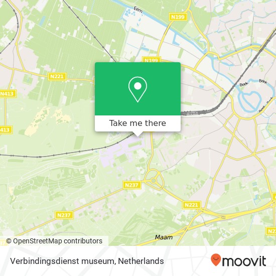 Verbindingsdienst museum map