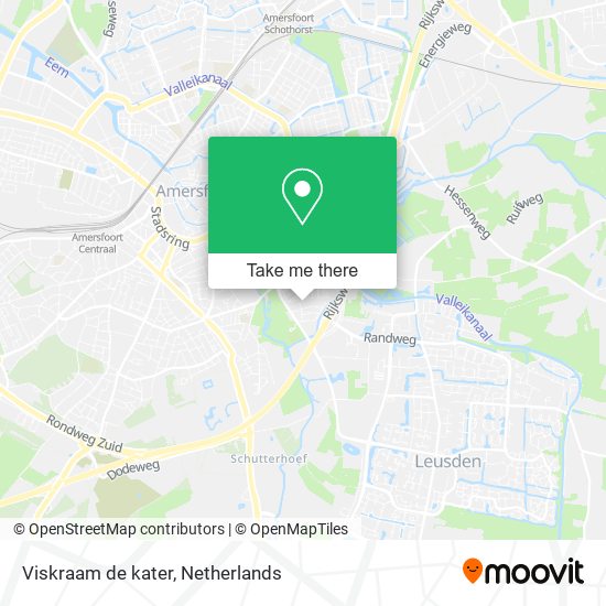 Viskraam de kater map