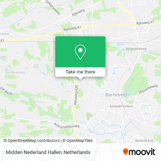 Midden Nederland Hallen map