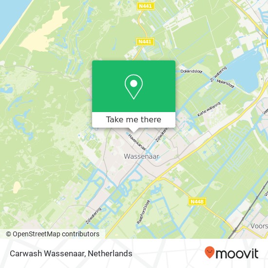 Carwash Wassenaar map
