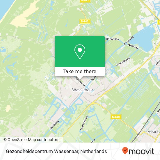 Gezondheidscentrum Wassenaar map