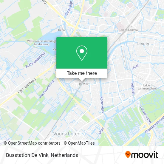 Busstation De Vink map