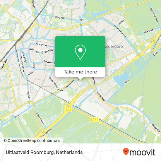 Uitlaatveld Roomburg map