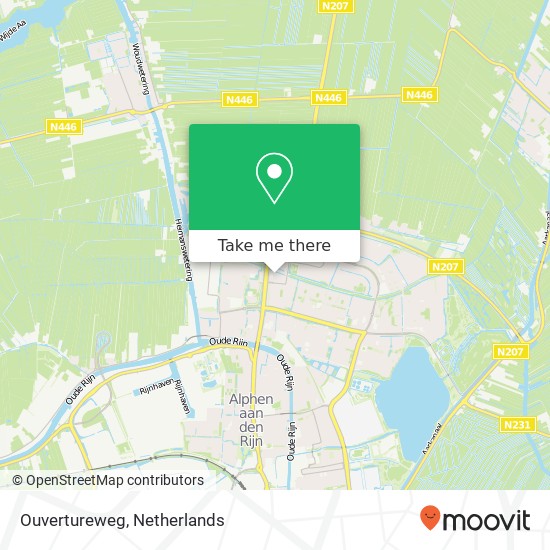 Ouvertureweg map