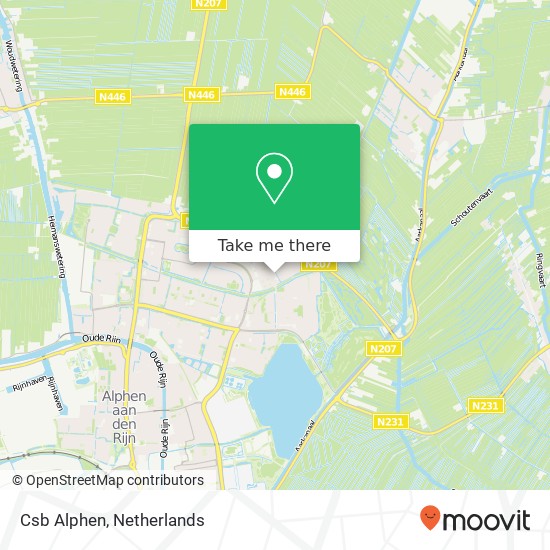 Csb Alphen map