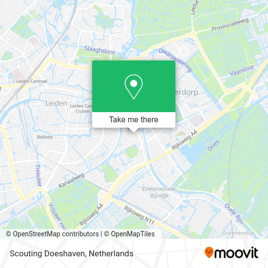 Scouting Doeshaven Karte