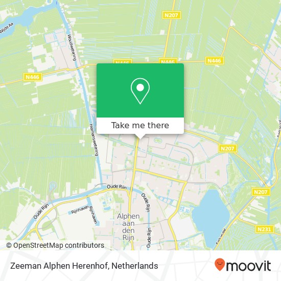 Zeeman Alphen Herenhof map