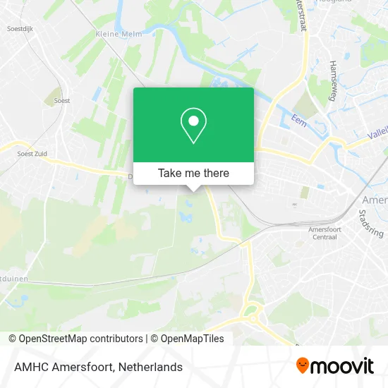 AMHC Amersfoort map