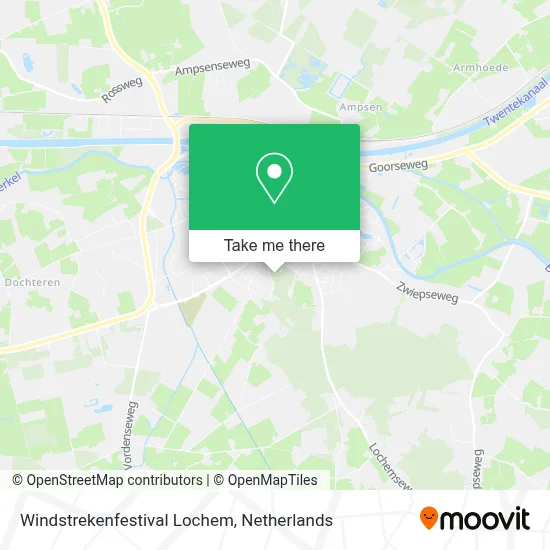 Windstrekenfestival Lochem map