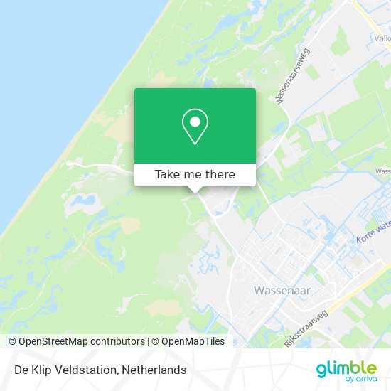 De Klip Veldstation map