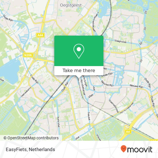 EasyFiets map