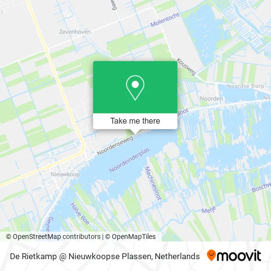 De Rietkamp @ Nieuwkoopse Plassen map