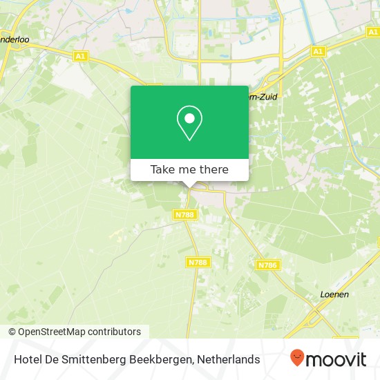 Hotel De Smittenberg Beekbergen Karte
