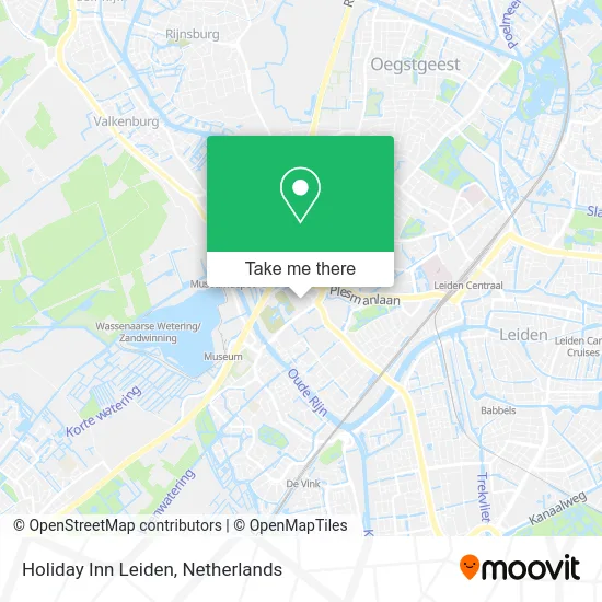 Holiday Inn Leiden map