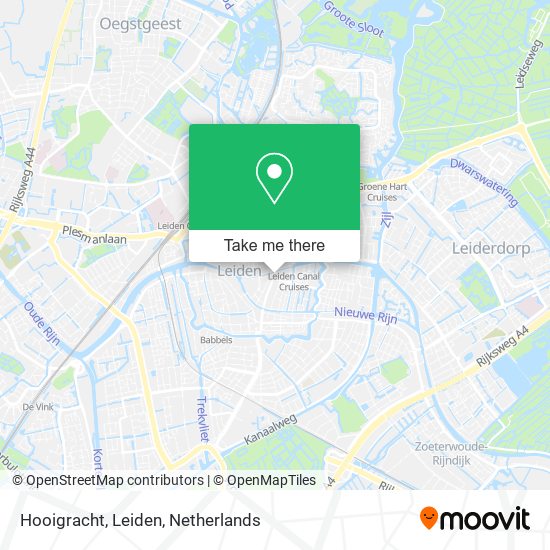 Hooigracht, Leiden map
