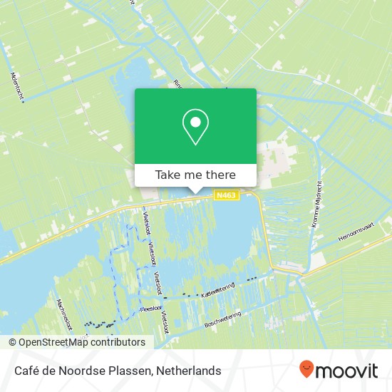 Café de Noordse Plassen Karte