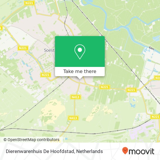 Dierenwarenhuis De Hoofdstad map
