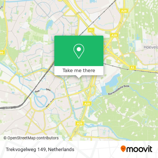 Trekvogelweg 149 map