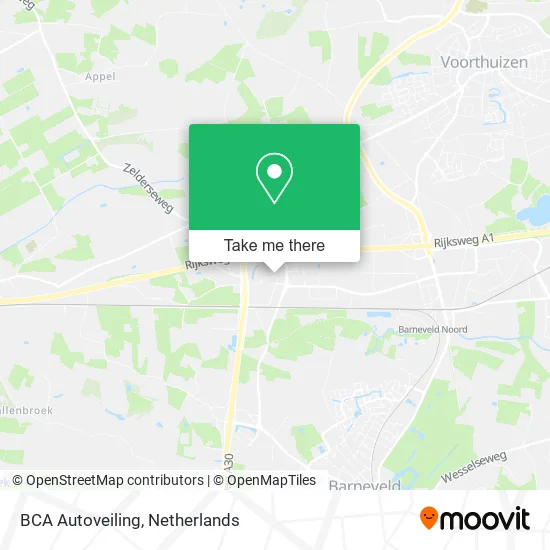 BCA Autoveiling map