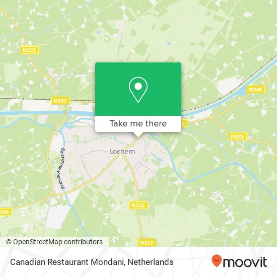 Canadian Restaurant Mondani Karte