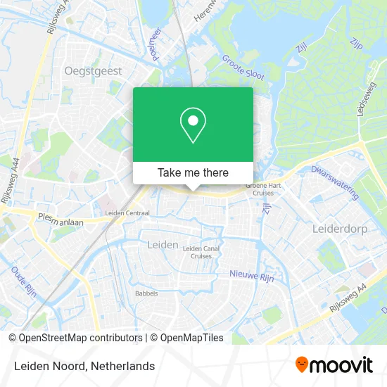 Leiden Noord map