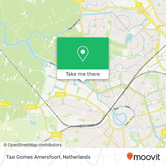 Taxi Gomes Amersfoort map