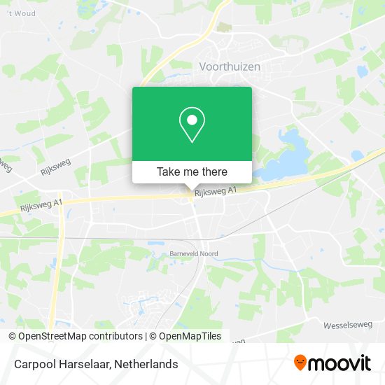 Carpool Harselaar map