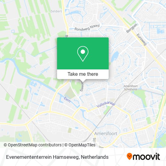 Evenemententerrein Hamseweg map