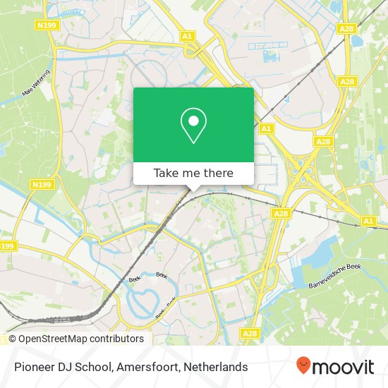 Pioneer DJ School, Amersfoort Karte