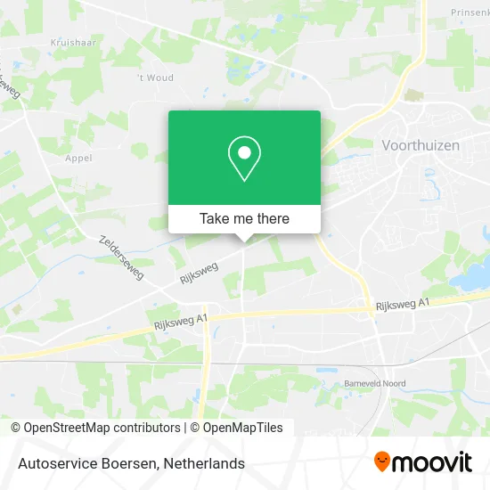Autoservice Boersen map