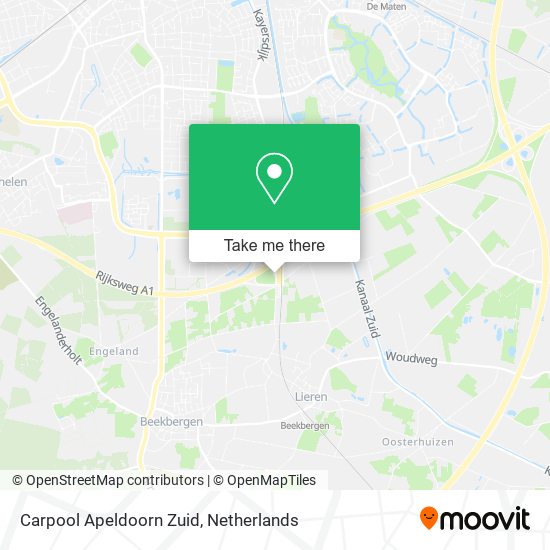 Carpool Apeldoorn Zuid Karte