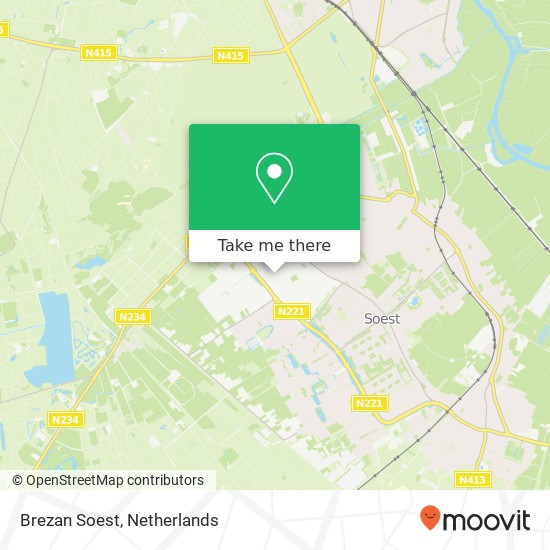 Brezan Soest map