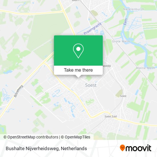 Bushalte Nijverheidsweg map