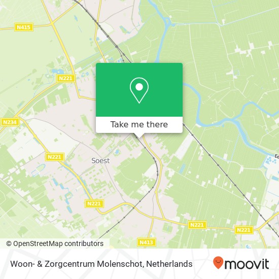 Woon- & Zorgcentrum Molenschot Karte